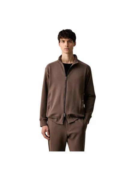 Bluza rozpinana Paul & Shark brązowa