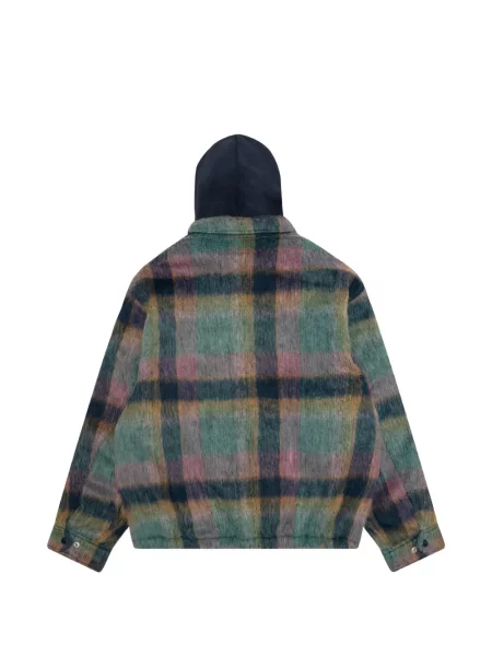 Geacă cămașă Aape By A Bathing Ape în carouri verde