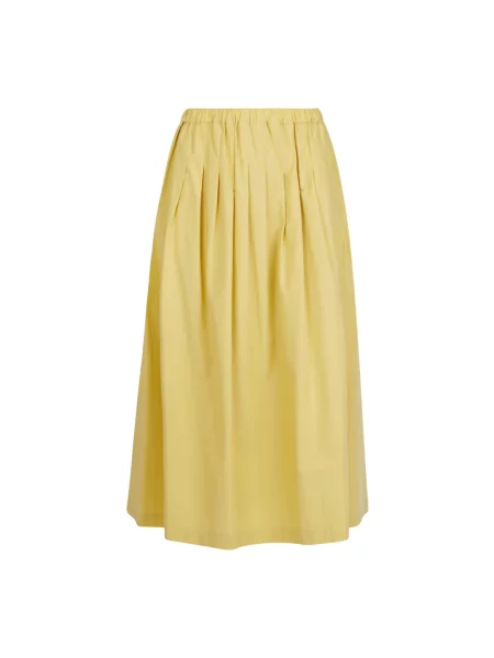 Spódnica midi Ottodame do kolan żółta
