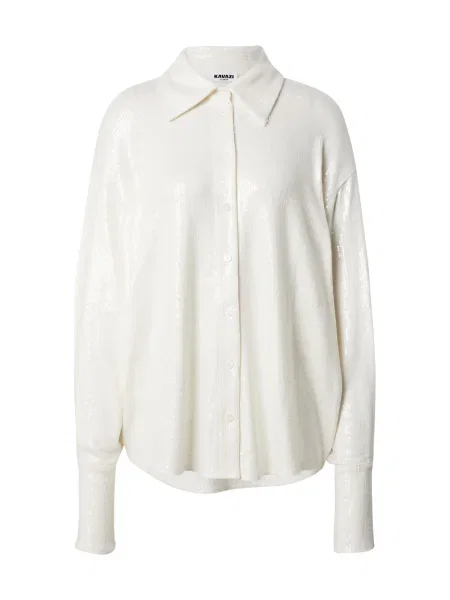 KAVAZI Tričko SEQUINS offwhite