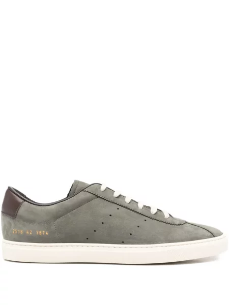Sneakerși Common Projects din piele de căprioară gri