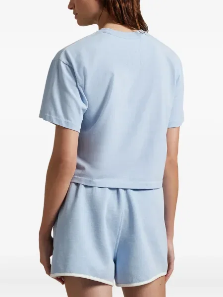 Tricou Polo Ralph Lauren cu broderie de costum cu dungi alb