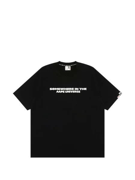 Tricou Aape By A Bathing Ape cu imagine negru