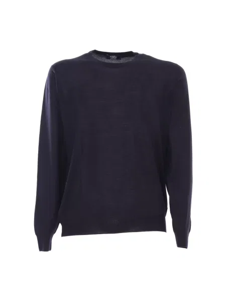 Sweter Fedeli wełniany czarny