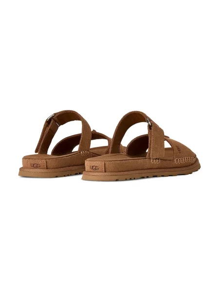 Klapki Ugg zamszowe brązowe