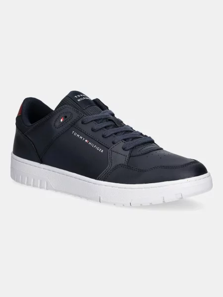 Маратонки Tommy Hilfiger TH BASKET CORE LITE LTH MIX мъжки тъмносиньо