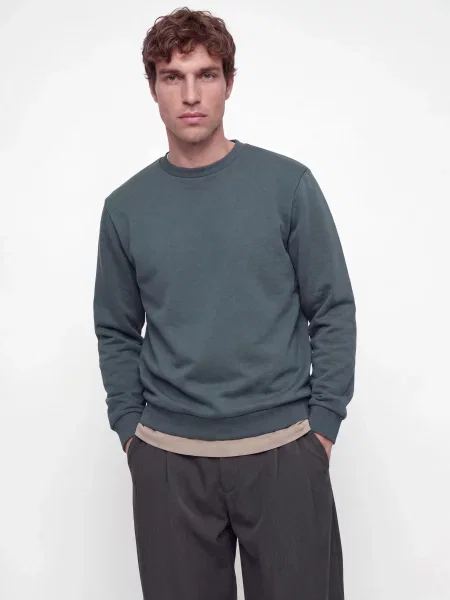 Світшот JACK & JONES BRADLEY SWEAT CREW сіро-синій синій