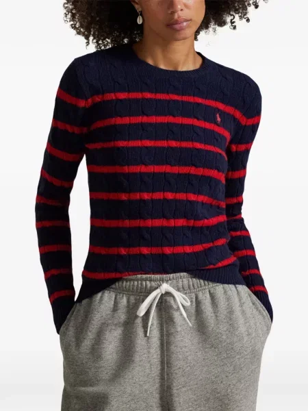 Matlasat sneakerși Polo Ralph Lauren cu autograf de catifea cord albastru