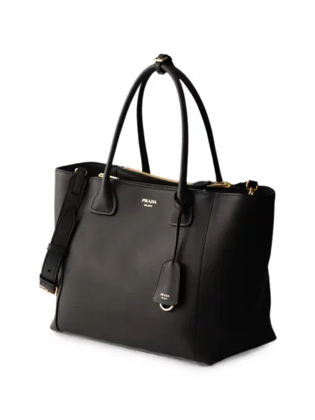 Geantă shopper Prada din piele negru