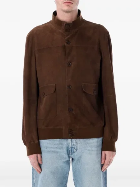 Kurtka skórzana S.w.o.r.d. brązowa