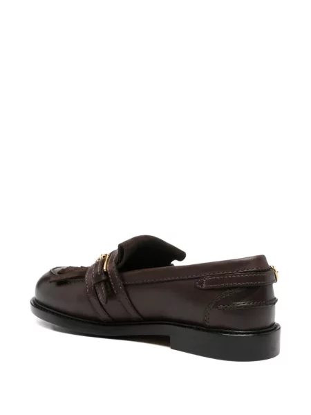 Loaferice Sandro na rese sa kopčom smeđa