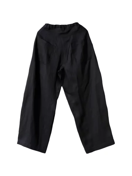 Pantaloni Jan Jan Van Essche din țesătură twill negru
