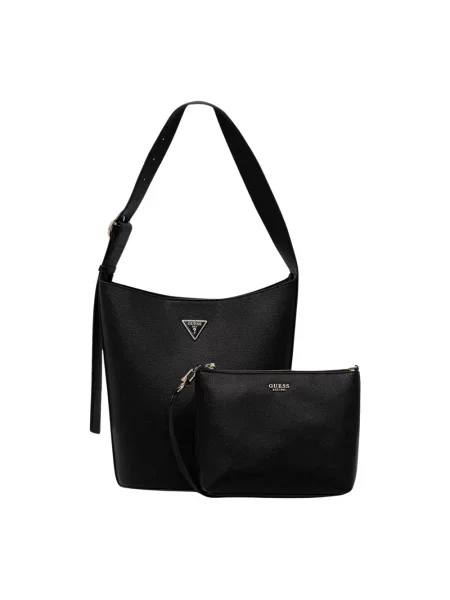 Torebka hobo Guess czarna