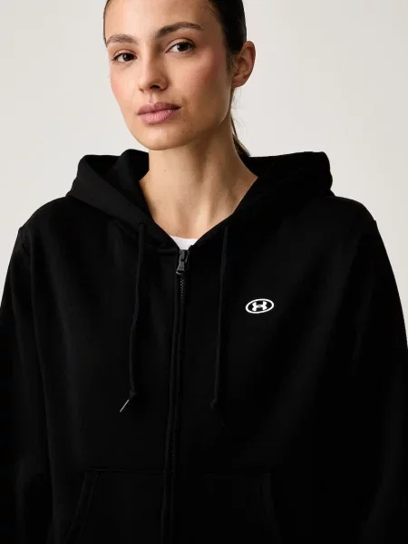 Under Armour кофта на застібці з бавовною Rival