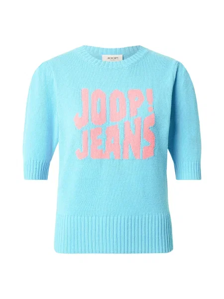 JOOP! Jeans Pulover Kalama azur / deschis roz