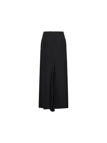 Spódnica Jil Sander wełniana czarna