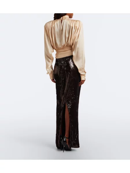 Fusta maxi Balmain verde
