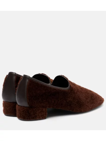 Pantofi loafer Herbert Levine din piele de oaie maro