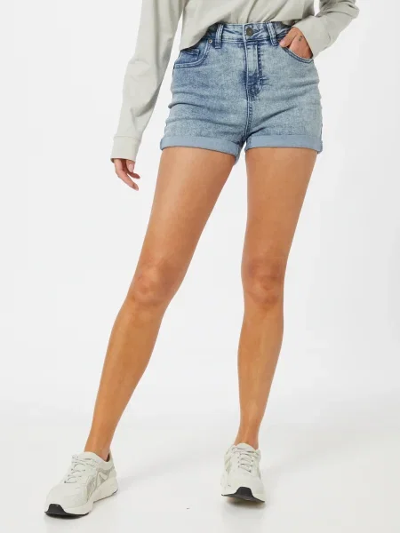 Kratke jeans hlače Urban Classics siva