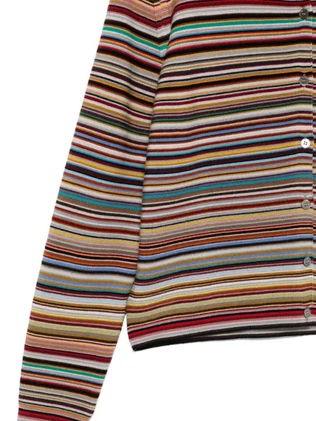 Cardigan Paul Smith cu dungi portocaliu