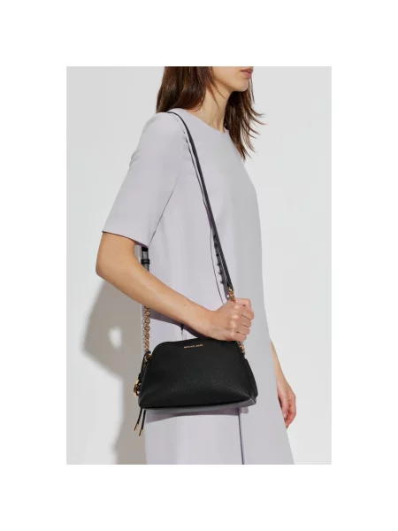 Body Michael Michael Kors skórzany czarny