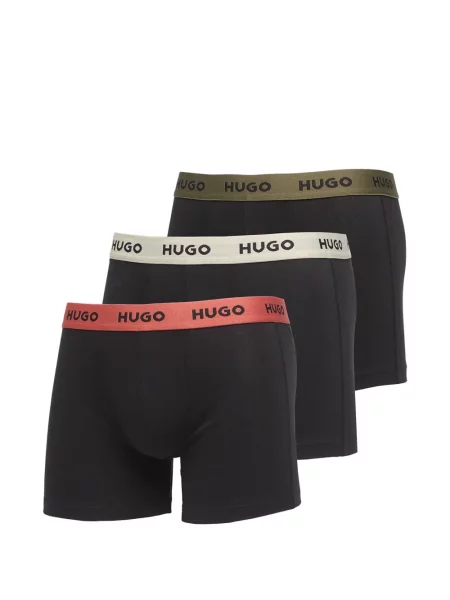 Boxeri Hugo cu autograf negru