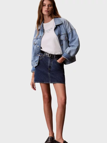 Класична футболка Calvin Klein Jeans біла