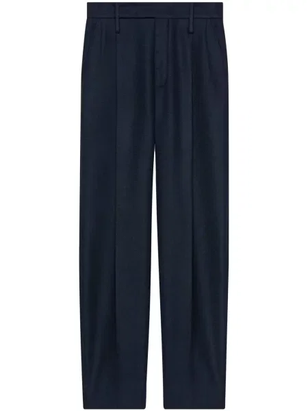 Pantaloni Gucci din cașmir albastru