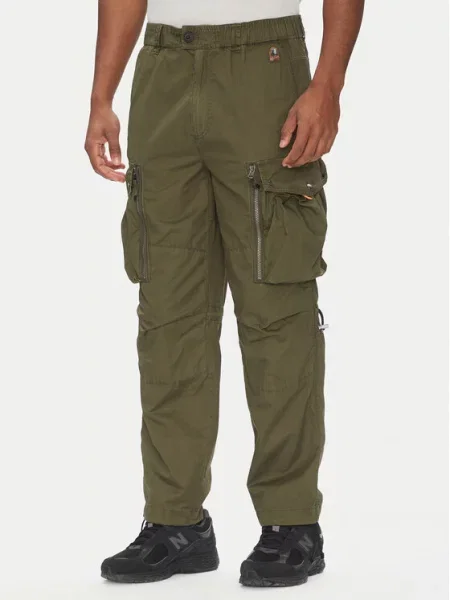 Parajumpers Kalhoty z materiálu Baste zelená