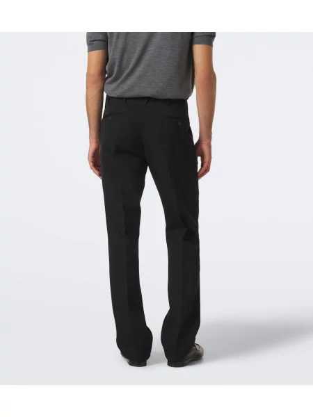 Pantaloni Prada de lână negru