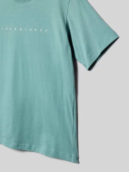 T-shirt o kroju regular fit z nadrukiem z logo model Estar' Jack & Jones