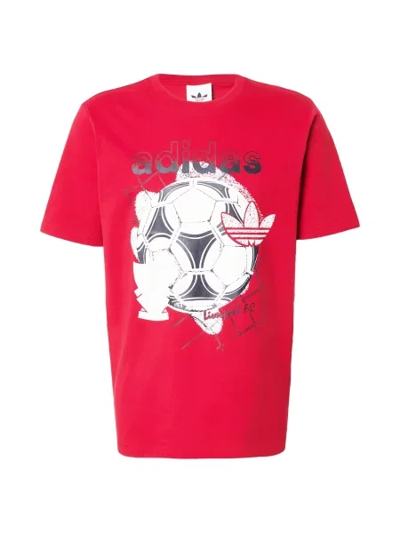 ADIDAS PERFORMANCE Tricou funcțional roșu / negru alb