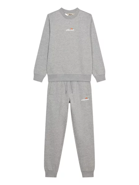 ELLESSE Costum de trening Giaveno gri amestecat alb