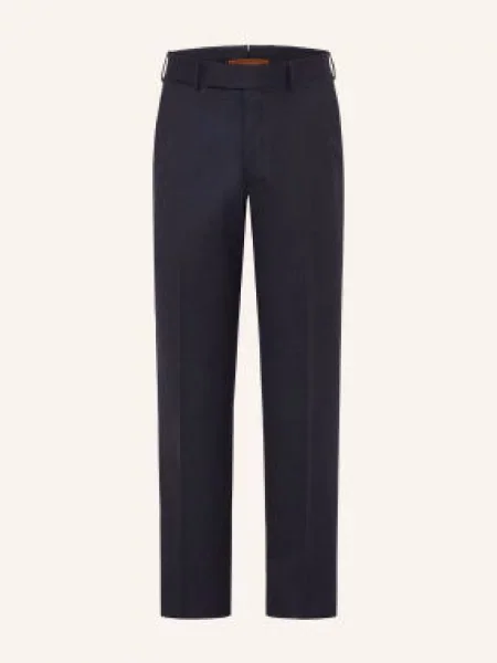 Zegna Flanelové Chino Kalhoty S Pravidelným Střihem tmavě modrá
