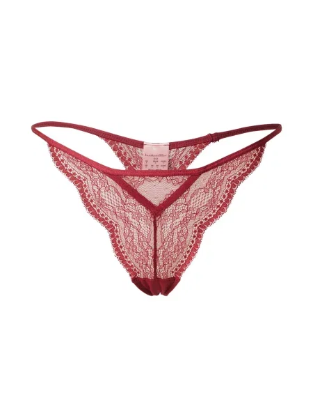 Hunkemöller Tanga ISABELLE roşu închis
