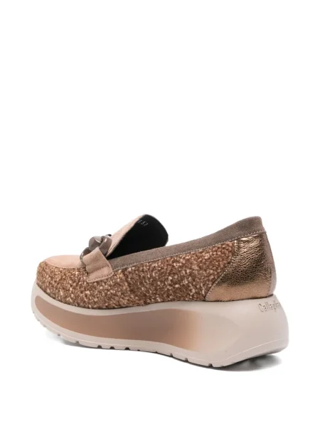 Pantofi loafer Callaghan din piele maro