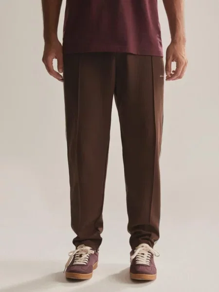 Спортивні штани DIVERSE Eklend темно-коричневий бавовна/поліестер коричневі