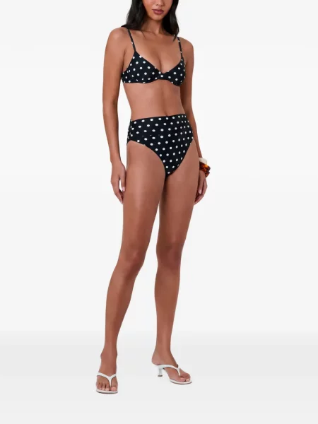 Bikini Nicholas cu buline negru