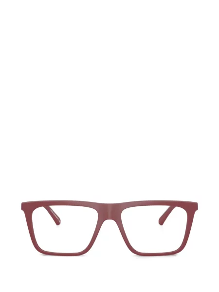 Квадратни слънчеви очила Emporio Armani червено