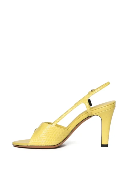 Sandale Miu Miu slingback galben
