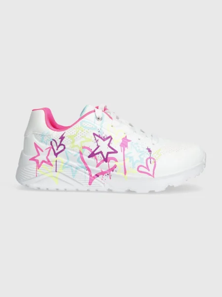 Félcipő Skechers fehér