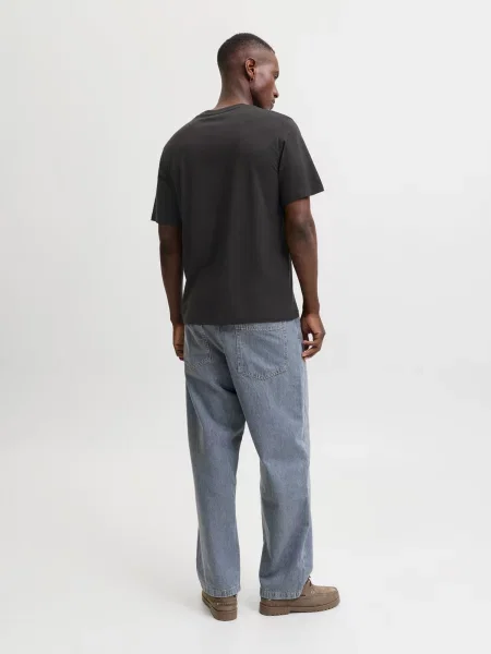 JACK & JONES Tričko JORURBAN čierna biela