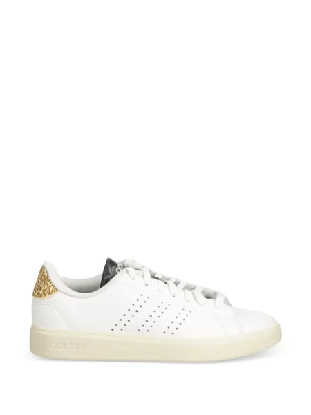 Komplet dresowy Adidas koronkowy sznurowany w paski różowy