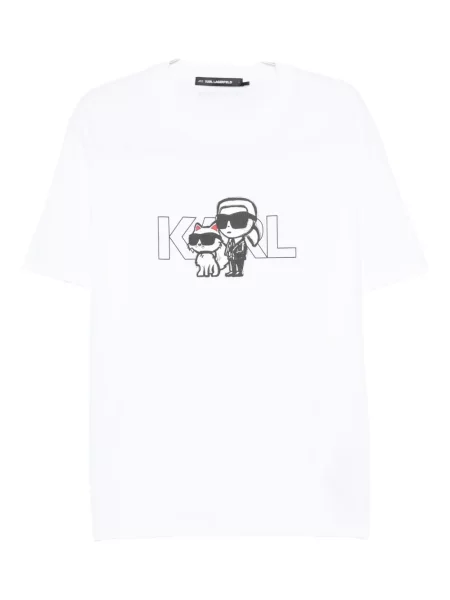 Γραφικός μπλούζα Karl Lagerfeld με σχέδιο λευκό