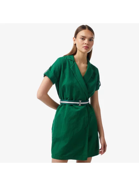 Lacoste Sukienka Lacoste zielona