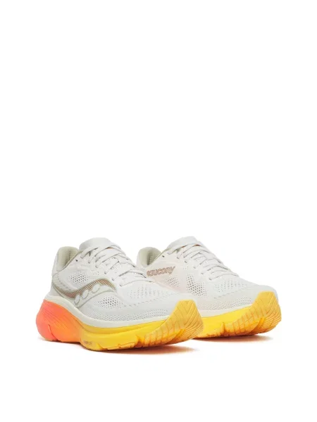 Синтетический кроссовки для бега Saucony для бега бежевые