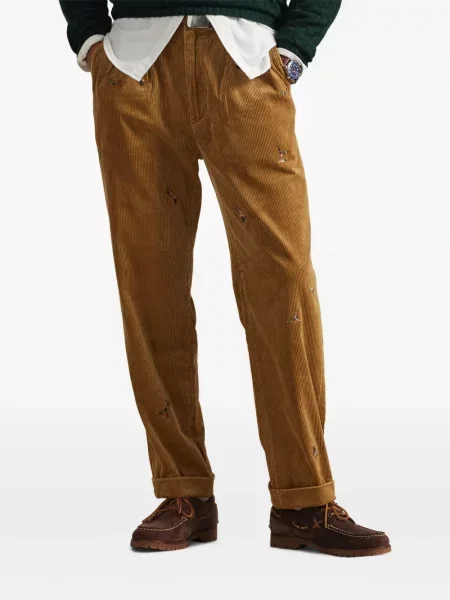 Ριγέ polo Polo Ralph Lauren με κουκούλα με αυτόγραφο λευκό