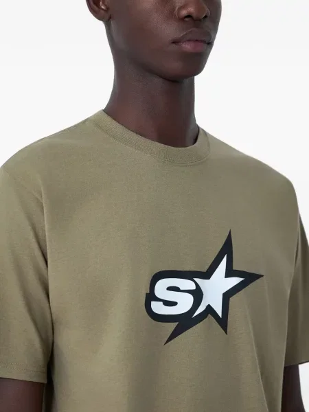 Tricou Stüssy cu imagine verde