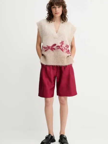 MUNTHE kamizelka wełniana PURULIA beżowy