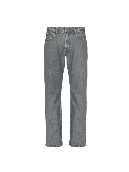 Blugi drepți Guess gri